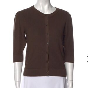 Frame Denim Silk Cardigan